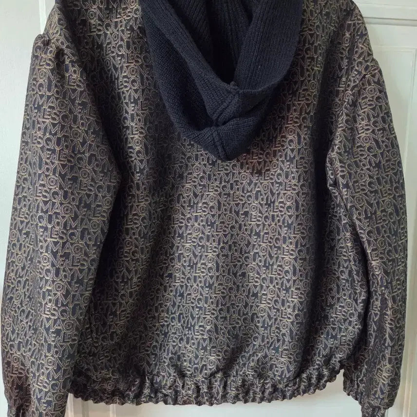 [BUNJANG] O!zoc! Second Jacquard Hooded Half Zip-Up / 24년 오즈세컨 자카드 후드 반집업
