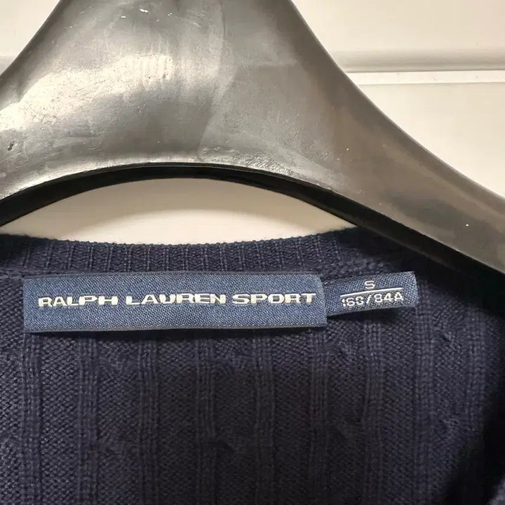 [BUNJANG] Polo Ralph Lauren Navy Cable Knit Cardigan S / 폴로 랄프로렌 네이비 케이블 니트 가디건 S 김포아울렛 구매 컨디션 좋아