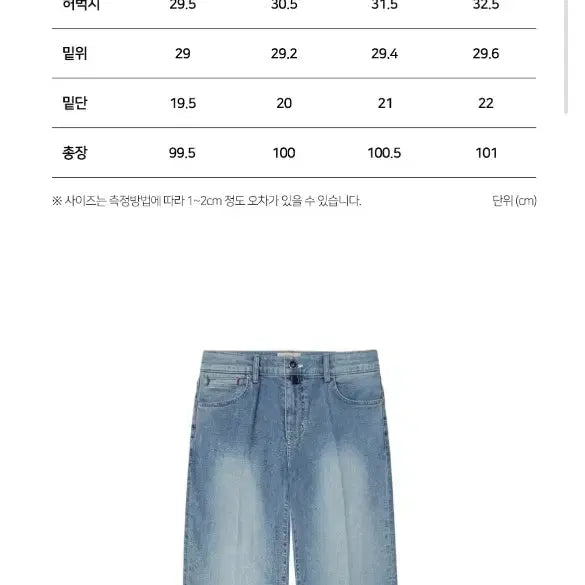 [BUNJANG] Salty Light Wash Denim Trousers / 솔티 연청 데님트라우저