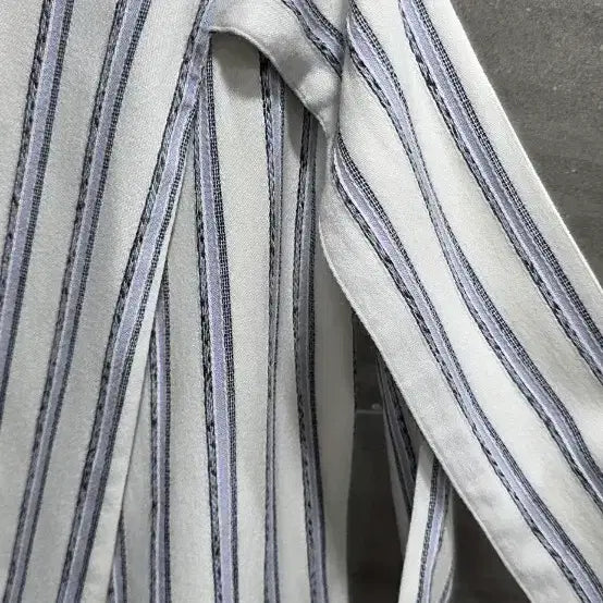 [BUNJANG] CLUB MONACO Striped Wrap Skirt / 새상품] CLUB MONACO 클럽모나코 , 벨트  스트라이프 랩스커트
