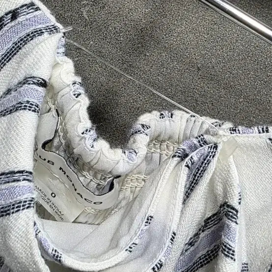 [BUNJANG] CLUB MONACO Striped Wrap Skirt / 새상품] CLUB MONACO 클럽모나코 , 벨트  스트라이프 랩스커트