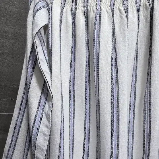[BUNJANG] CLUB MONACO Striped Wrap Skirt / 새상품] CLUB MONACO 클럽모나코 , 벨트  스트라이프 랩스커트