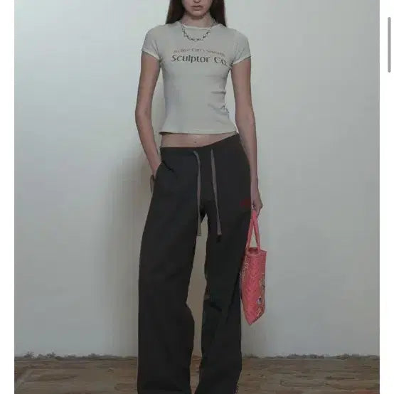 [BUNJANG] Sculptor Archive Pigment Baby Tee / 스컬프터 반팔 티셔츠 Archive pigment baby tee