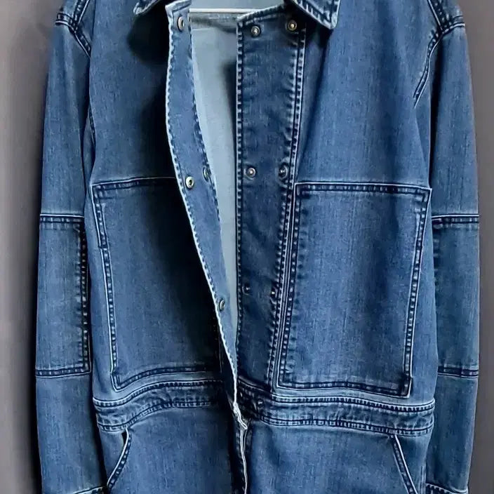[BUNJANG] Tomboy Washed Denim Dress / 톰보이 워싱 데님 원피스