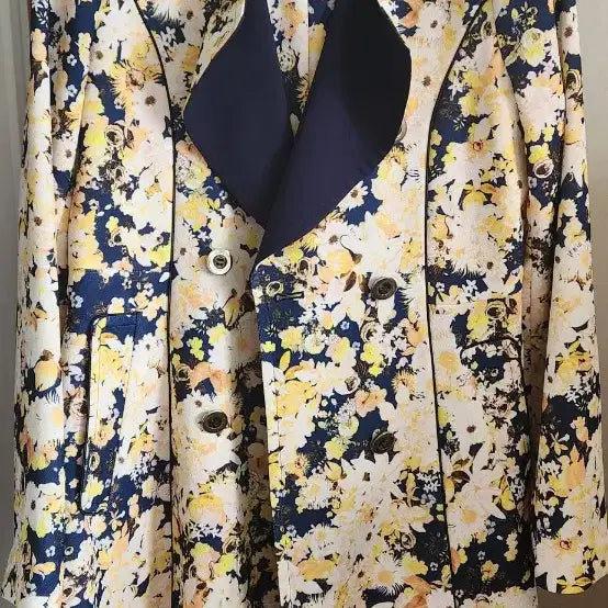 [BUNJANG] abplus Floral Pattern Spring Coat / ab플러스 봄코트