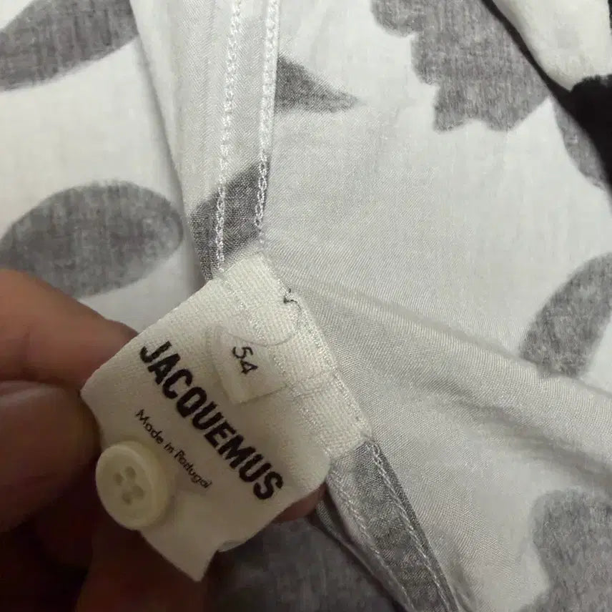 [BUNJANG] Jacquemus Flower Print Short Sleeve Shirt / (54) 자크뮈스 플라워 반팔셔츠