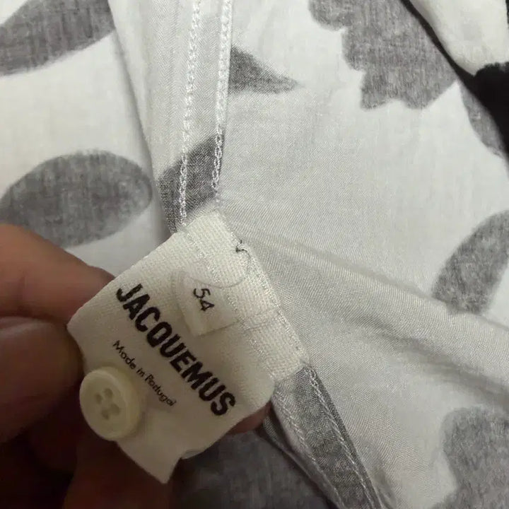 [BUNJANG] Jacquemus Flower Print Short Sleeve Shirt / (54) 자크뮈스 플라워 반팔셔츠