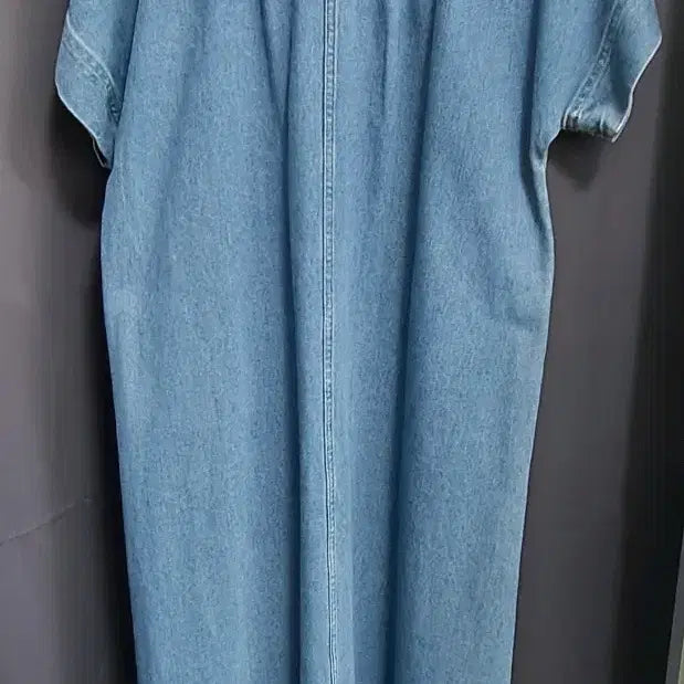 [BUNJANG] When We Will Denim Short Sleeve Dress / when we will 청 데님 반팔 원피스