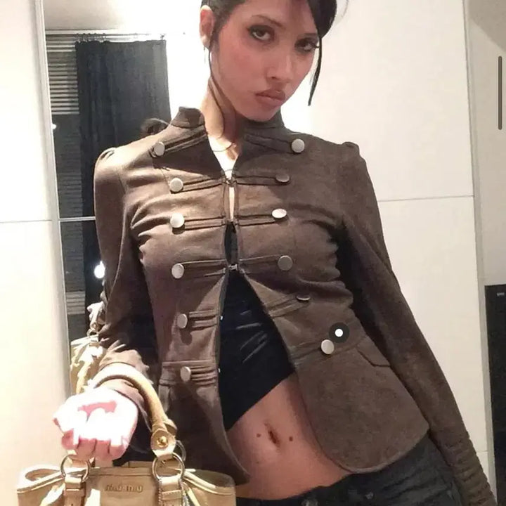 [BUNJANG] Sculptor Napoleon Jacket Khaki M / 스컬프터 나폴레옹 자켓 카키 M Brass Napoleon Jacket