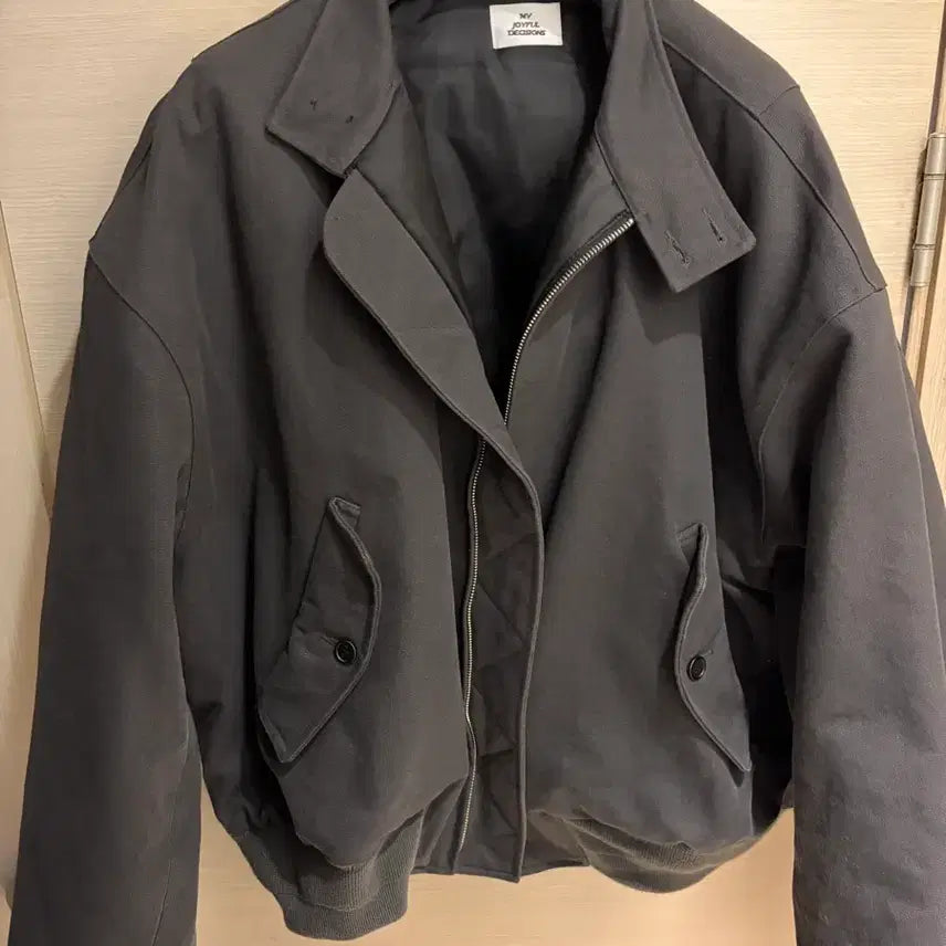 [SOLD OUT] MJD Canvas Harrington Jacket Charcoal