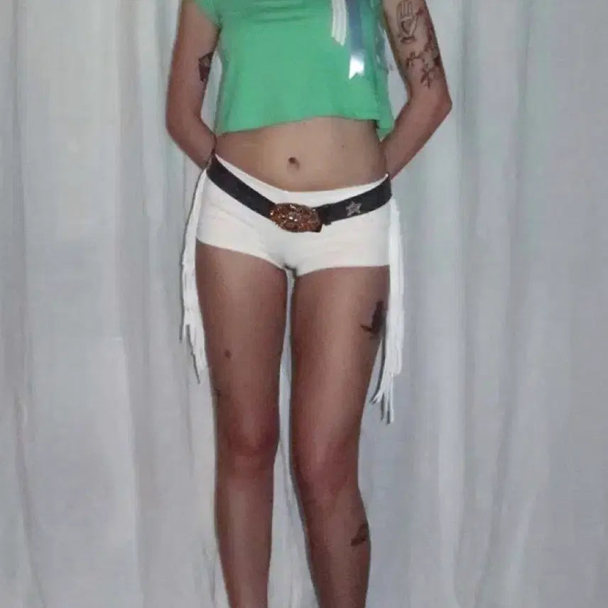 [BUNJANG] Sculptor Lost Tourist Tee Neon Green T-Shirt / 스컬프터 Lost Tourist Tee Neon 그린 반팔
