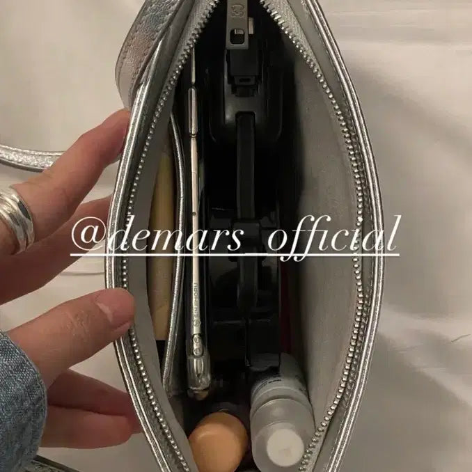[BUNJANG] Demars Letter Bag / 드마스 레터백 실버 demars letter bag