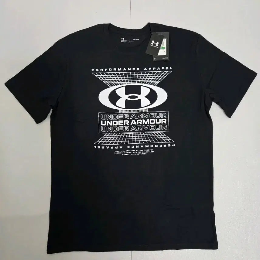 [SOLD OUT] 언더아머 블랙 반팔 티셔츠 XL 새상품