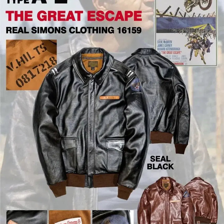 [BUNJANG] Real Simmons A2 Horsehide Toys McCoy Replica Jacket / 리얼시몬스 a2 말가죽 토이즈 맥코이 복각자켓 40 사이즈