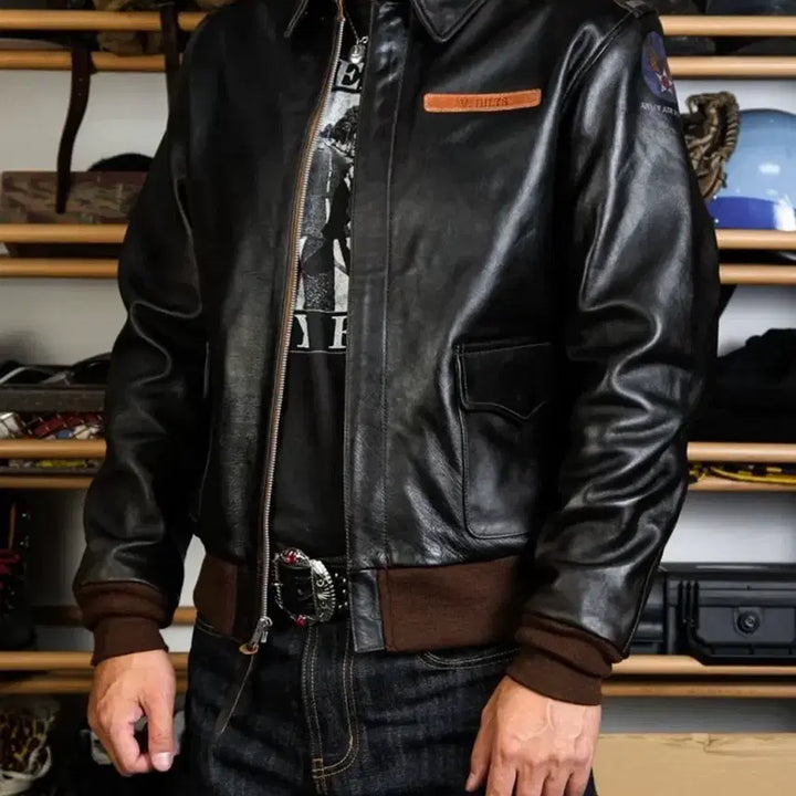 [BUNJANG] Real Simmons A2 Horsehide Toys McCoy Replica Jacket / 리얼시몬스 a2 말가죽 토이즈 맥코이 복각자켓 40 사이즈