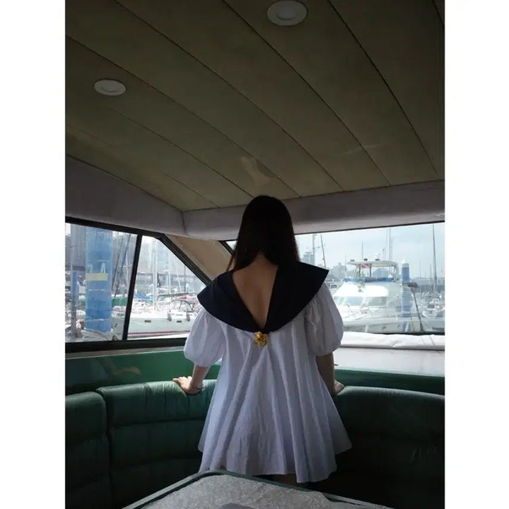 [BUNJANG] Freckle Marine Dress / 프레클마린원피스