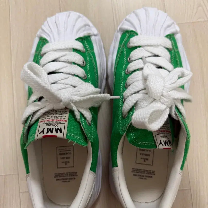 [BUNJANG] Mihara Yasuhiro Blakey Green Sneakers / 미하라 야스히로 블레이키 그린 스니커즈 42