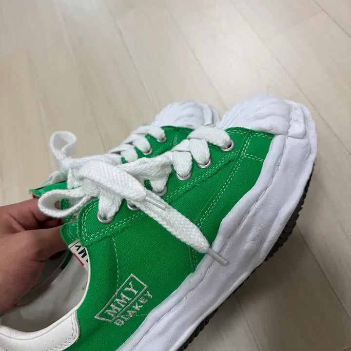 [BUNJANG] Mihara Yasuhiro Blakey Green Sneakers / 미하라 야스히로 블레이키 그린 스니커즈 42