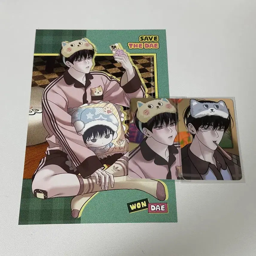 [SOLD OUT] 봄툰 월요일의 구원자 월구 시그 분철 양도