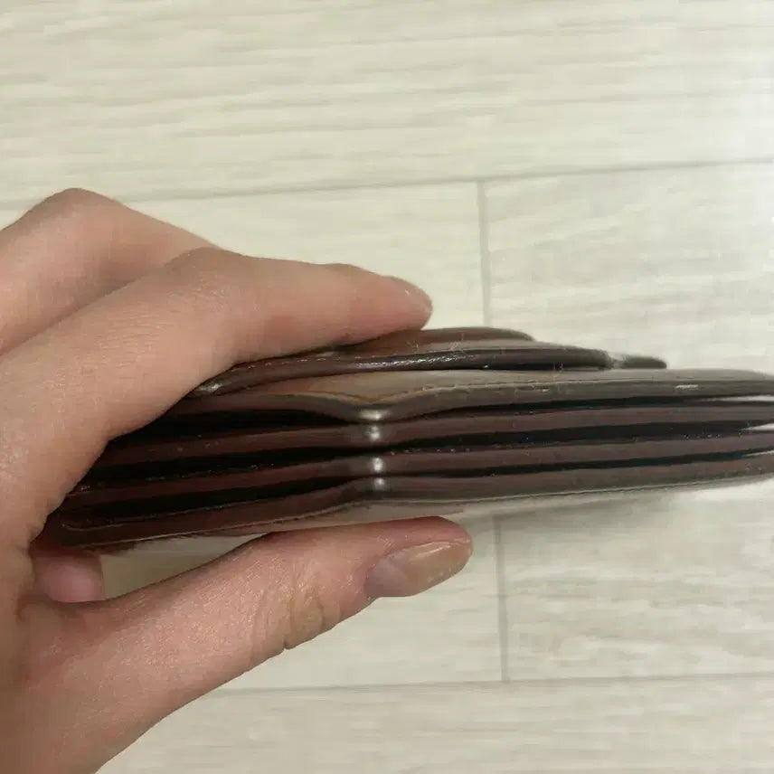 [BUNJANG] Header Brown Card Wallet / 헤더 브라운 카드지갑