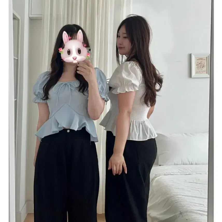 [BUNJANG] Harty66 Lovely Frill Blouse / 하티66 러블리 프릴 블라우스