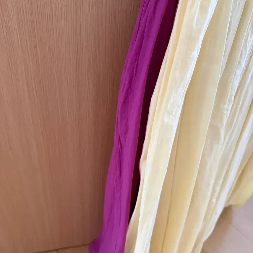 [BUNJANG] Bonpaon Half Skirt - Honey Lemon, Magenta Pink / (새상품) 본빠옹 하프스커트 - 허니레몬, 마젠타핑크