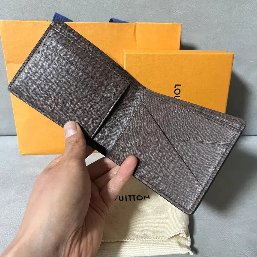 [BUNJANG] Louis Vuitton Damier Multiple Wallet / [새상품] 루이비통 다미에 멀티플월릿 반지갑