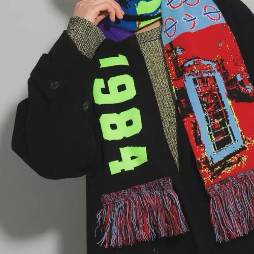 [BUNJANG] Beams Color Muffler / Beams 빔즈 컬러 머플러 팝니다