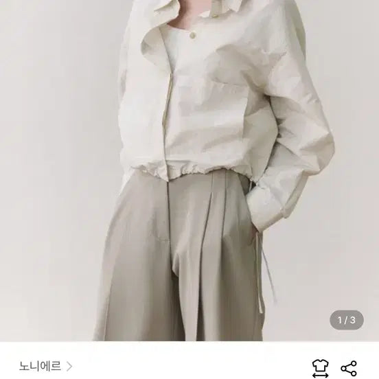 [BUNJANG] NONNIERE Outpocket Shirt Jumper / 노니에르 셔츠 점퍼