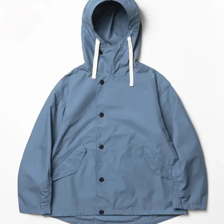 [BUNJANG] Nanamica Hooded Jacket Sax Blue / (L) 나나미카 후디드 자켓 삭스 블루