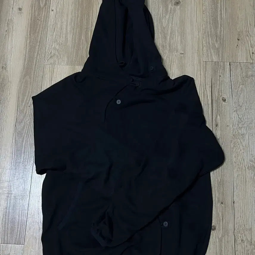 [BUNJANG] Sansan Gear Button Hoodie / 산산기어 버튼 후디 (2)
