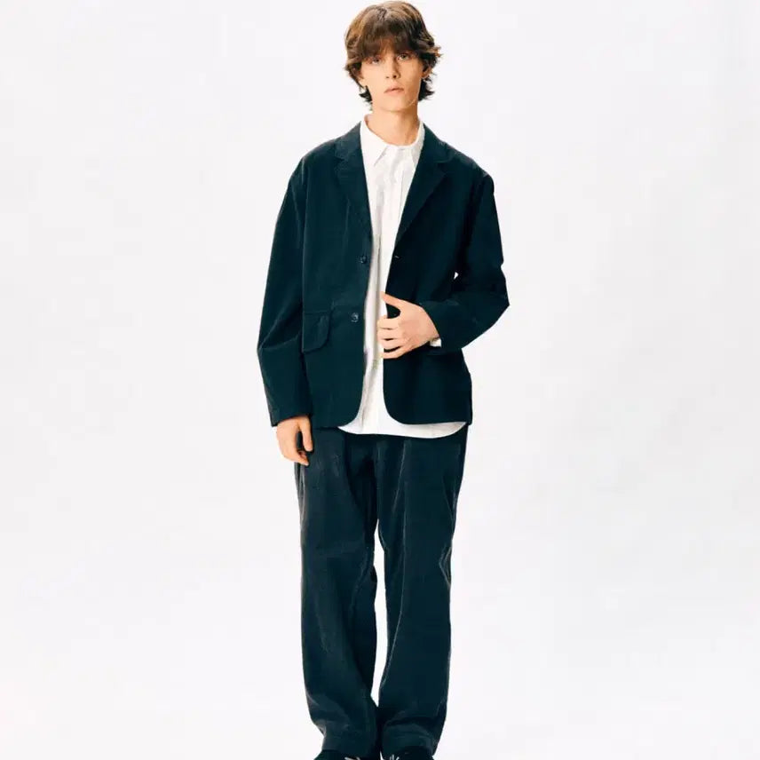 [SOLD OUT] [XL] 에스피오나지 CN 릴렉스드 스포츠 자켓 블랙