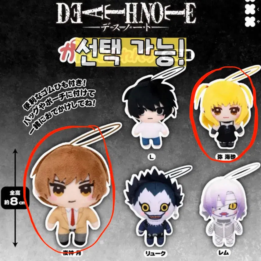 [SOLD OUT] 데스노트 누이 가챠 라이토 미사