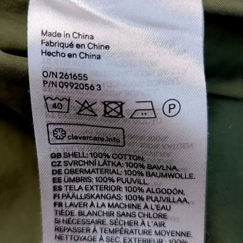 [BUNJANG] H&amp;M Oversized Half-Zip Shirt / [110.XXL.오버핏] H&amp;M(에이치엔엠) 반집업 오버핏 셔츠 판매