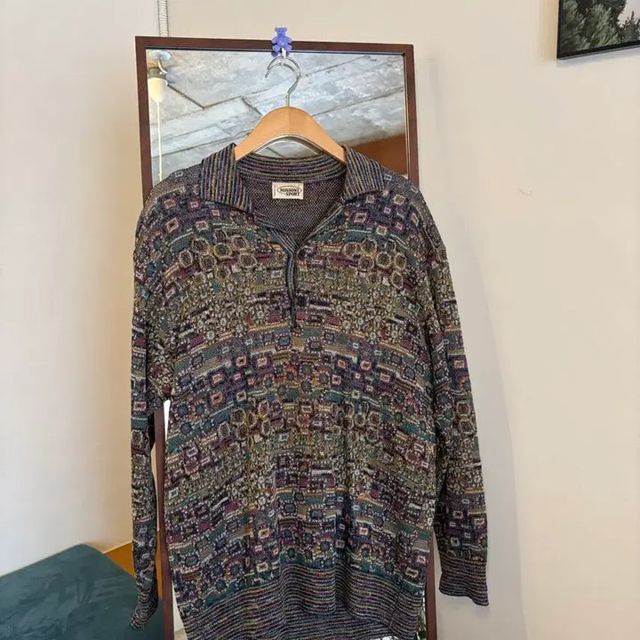 [BUNJANG] Missoni Sport Pattern Knit Sweater / 미쏘니 스포츠 패턴 니트