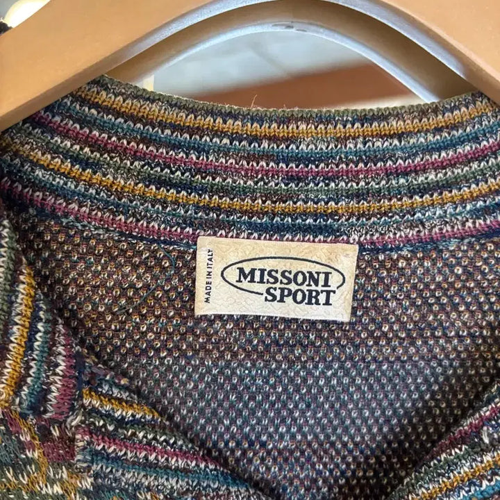 [BUNJANG] Missoni Sport Pattern Knit Sweater / 미쏘니 스포츠 패턴 니트