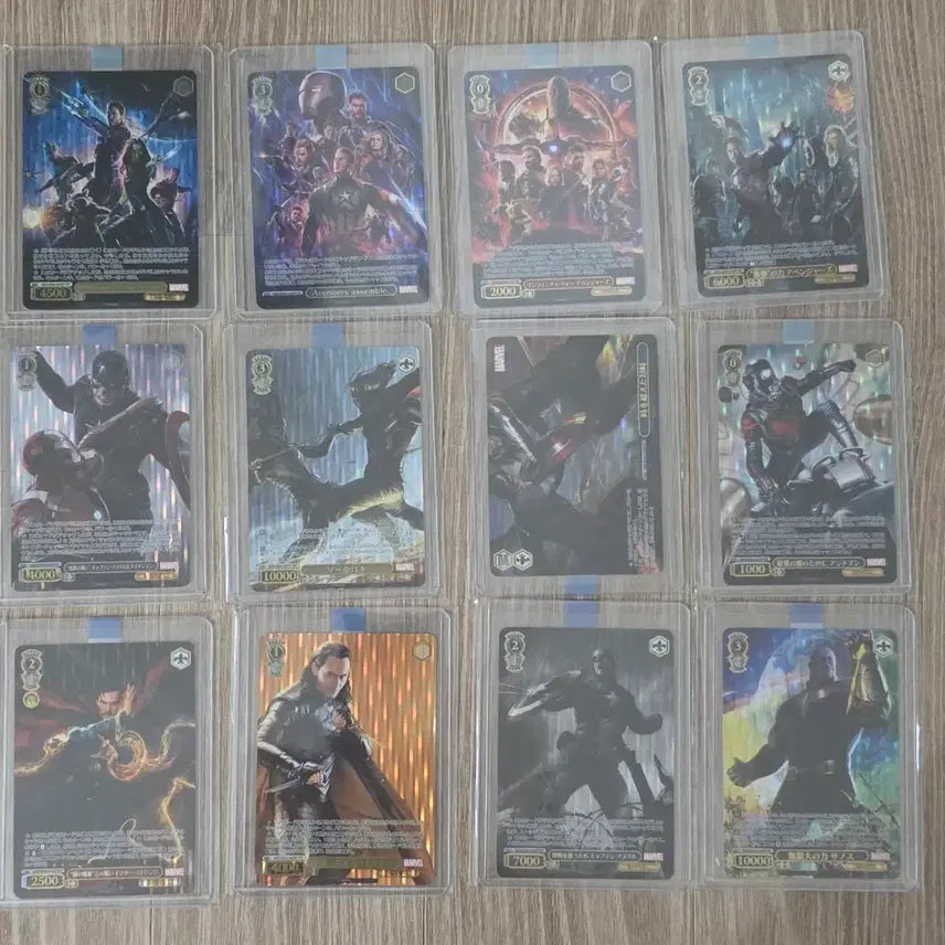 [BUNJANG] Weiss Schwarz Marvel Avengers Card Bundle Set / 바이스슈발츠 마블 어벤져스 카드 12장 일괄
