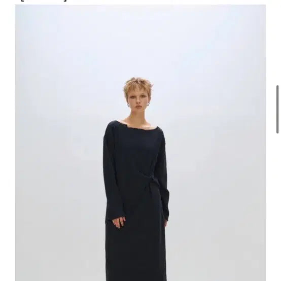 [BUNJANG] Please Project Waffle Dress Navy / 플리즈프로젝트 와플 원피스 네이비
