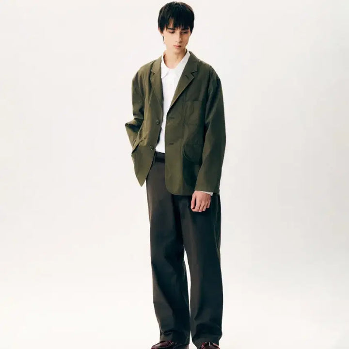 [SOLD OUT] [XL] 에스피오나지 CN 릴렉스드 스포츠 자켓 올리브