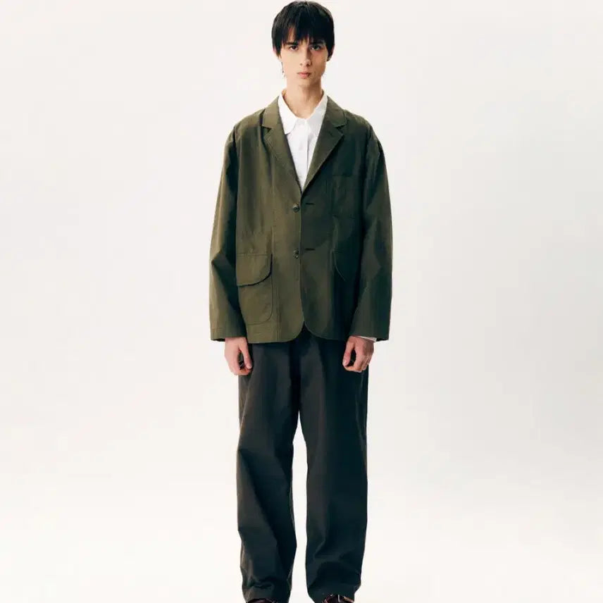 [SOLD OUT] [XL] 에스피오나지 CN 릴렉스드 스포츠 자켓 올리브