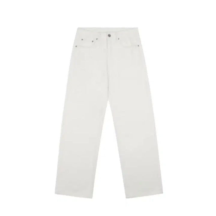 [BUNJANG] Trillion White Wide Denim Pants / M)트릴리온 화이트 와이드 데님