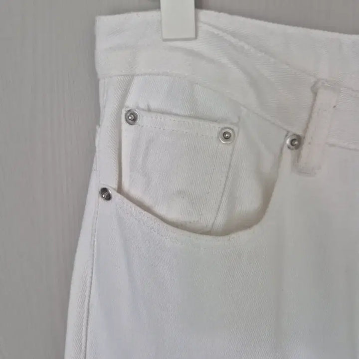 [BUNJANG] Trillion White Wide Denim Pants / M)트릴리온 화이트 와이드 데님