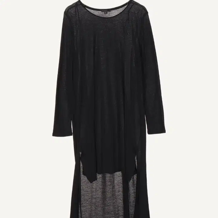 [BUNJANG] COS 100% Cotton Asymmetrical Long Dress / COS 면100% 블랙 언발란스 롱원피스