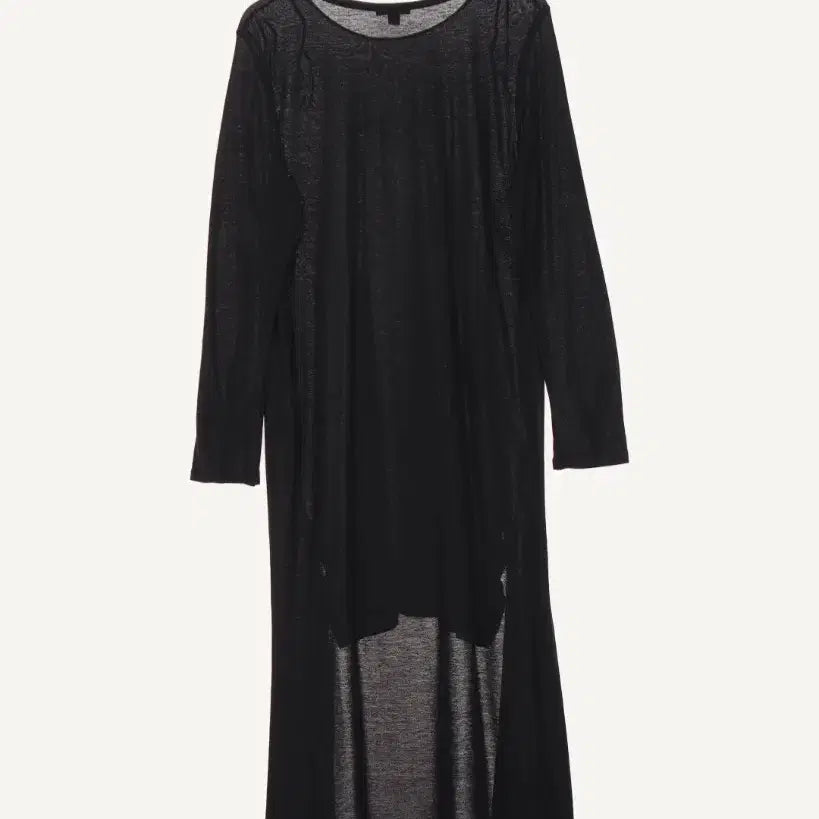 [BUNJANG] COS 100% Cotton Asymmetrical Long Dress / COS 면100% 블랙 언발란스 롱원피스