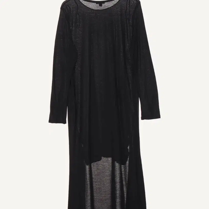 [BUNJANG] COS 100% Cotton Asymmetrical Long Dress / COS 면100% 블랙 언발란스 롱원피스