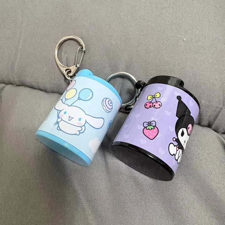 [BUNJANG] Sanrio Cinnamoroll Kuromi Coin Cylinder Coin Case Bundle / 산리오 시나모롤 쿠로미 코인실린더 일괄 코인케이스 동전케이스