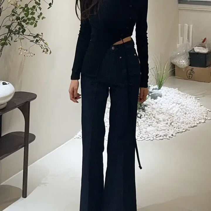 [BUNJANG] J&amp;I Pocket Denim Jeans / 제이앤아이 생지 포켓 데님 s