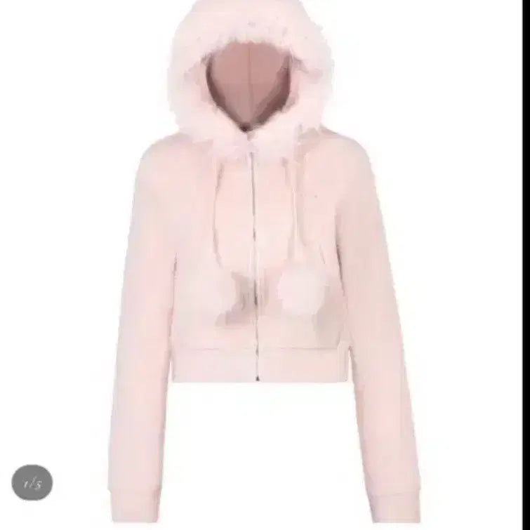 [BUNJANG] Aidang Velvet Fur Hoodie / 아이당 벨벳 퍼후드 핑크