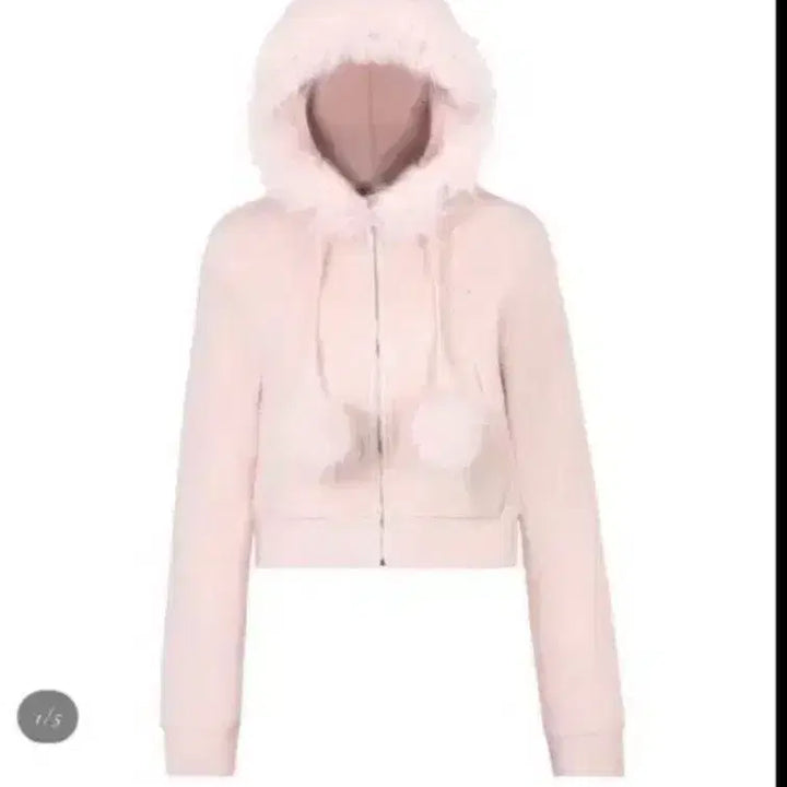 [BUNJANG] Aidang Velvet Fur Hoodie / 아이당 벨벳 퍼후드 핑크