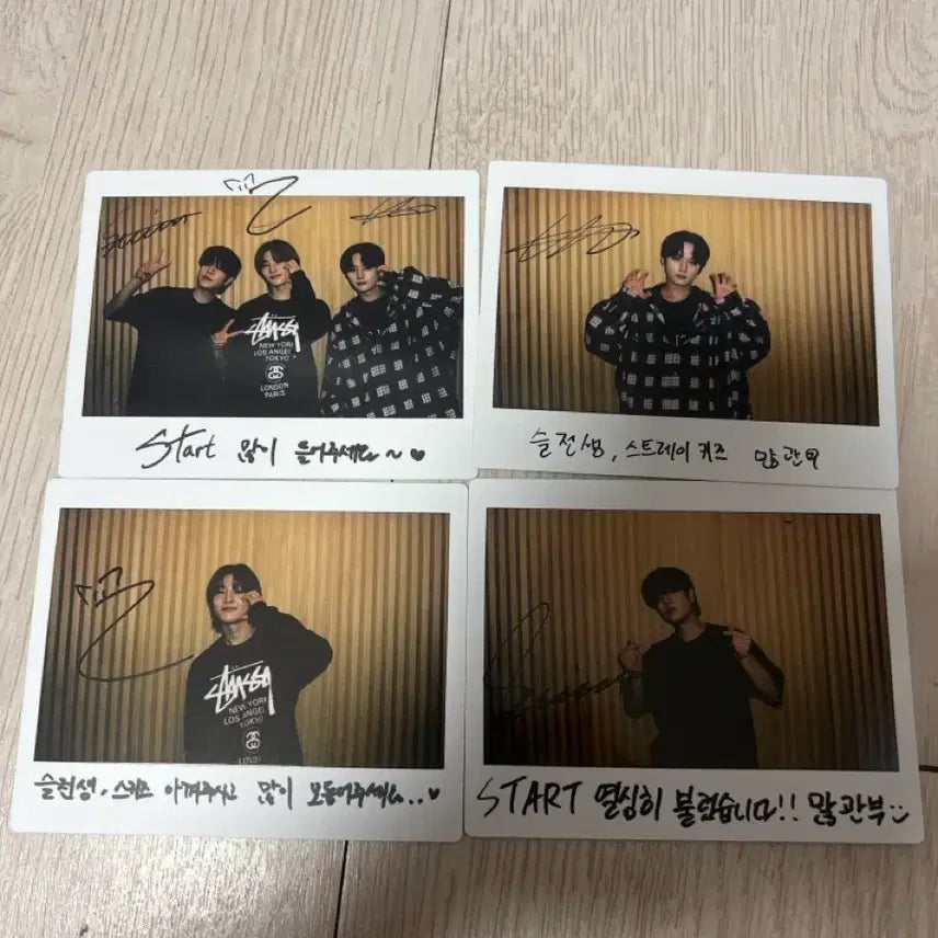 [SOLD OUT] 스트레이키즈 언슬전 싸인 폴라로이드 판매